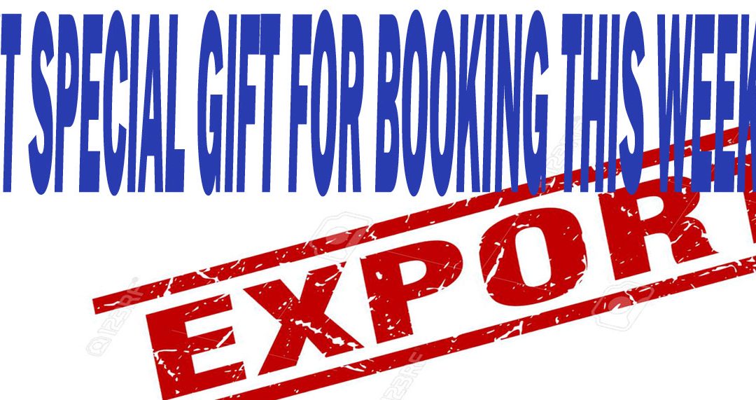 PROMO : Get Your Special Gift for Booking this Week